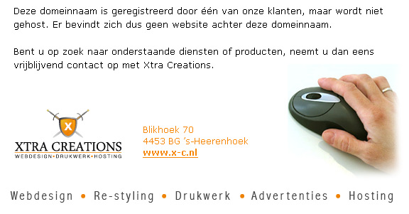 Bezoek de website van Xtra Creations Webdesign